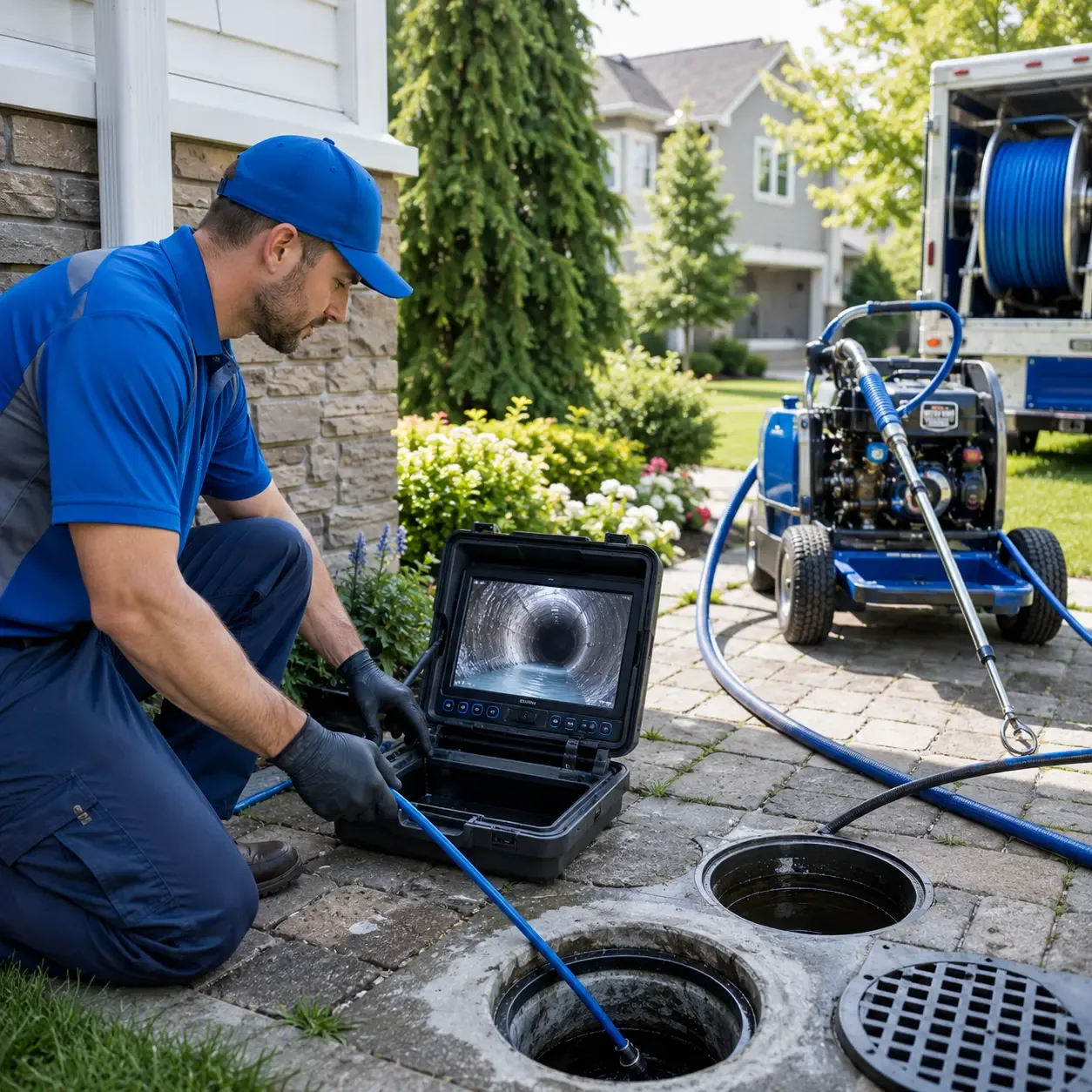 Outdoor drain cleaning professionals serving Schnellville, IN