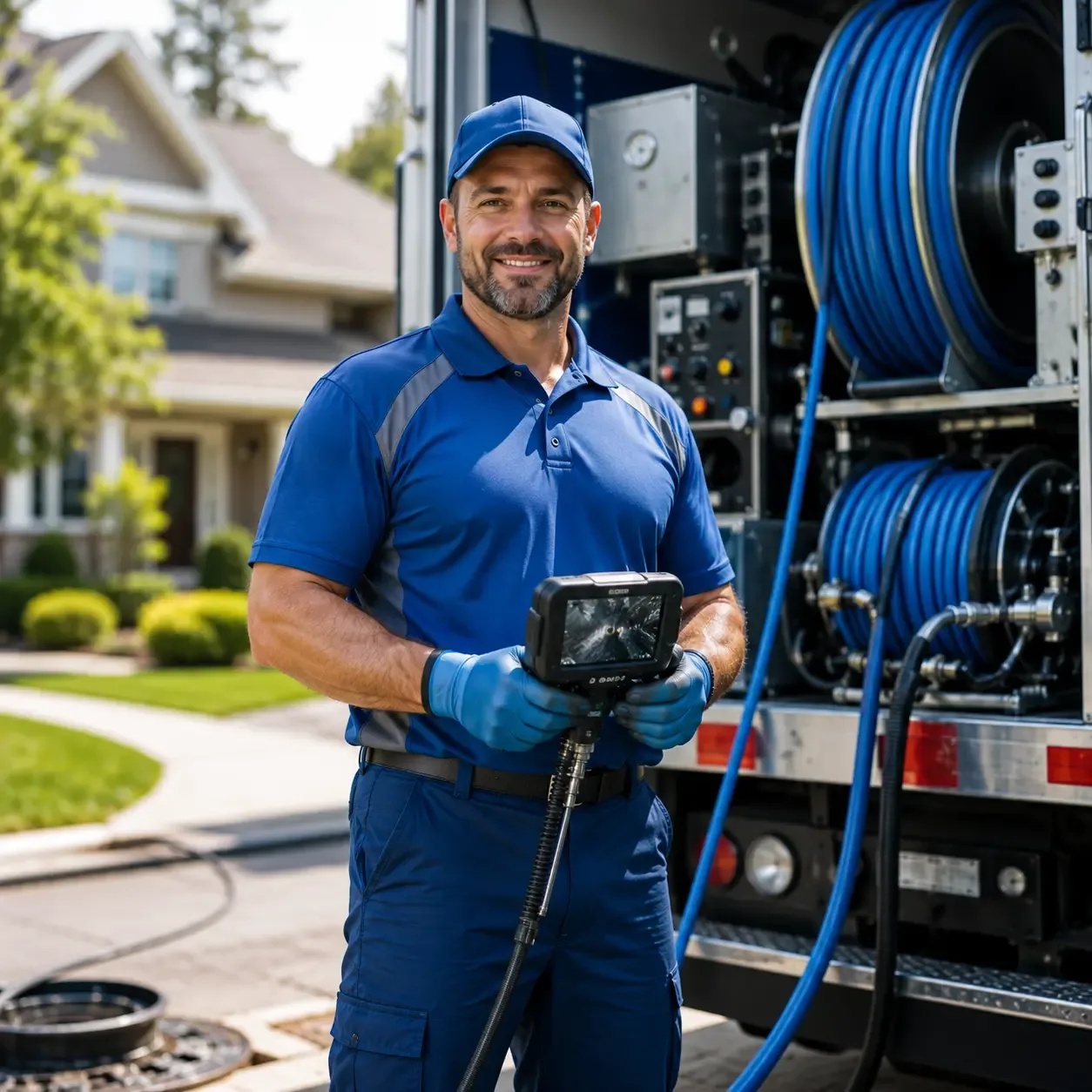 Local outdoor drain cleaning specialists in Schnellville, IN
